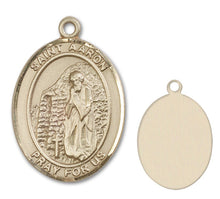 Load image into Gallery viewer, St. Aaron Custom Medal - Yellow Gold
