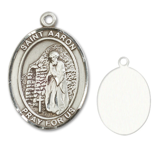 St. Aaron Custom Medal - Sterling Silver