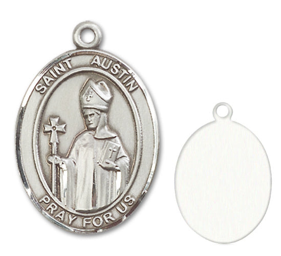 St. Austin Custom Medal - Sterling Silver