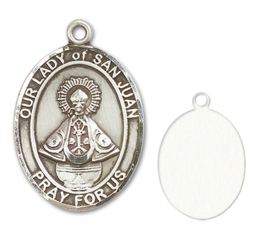 Our Lady of San Juan Custom Medal - Sterling Silver