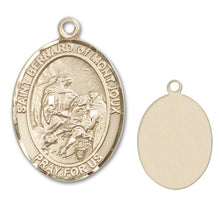 Load image into Gallery viewer, St. Bernard of Montjoux Custom Medal - Yellow Gold
