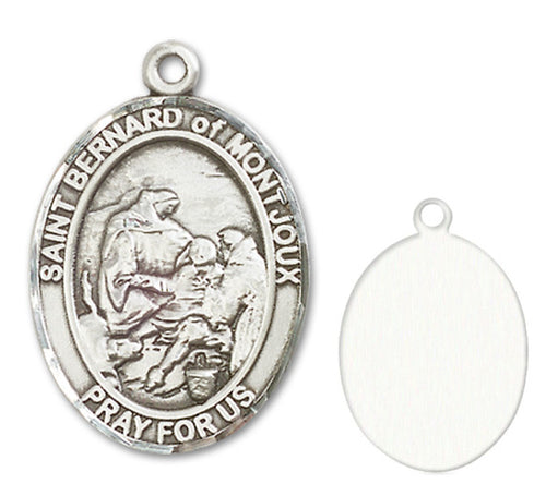 St. Bernard of Montjoux Custom Medal - Sterling Silver