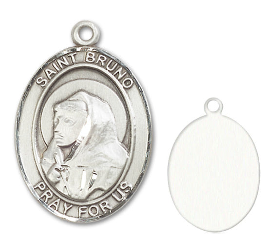 St. Bruno Custom Medal - Sterling Silver