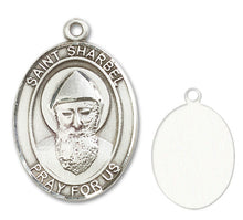 Load image into Gallery viewer, St. Sharbel Custom Medal - Sterling Silver
