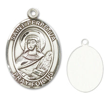 Load image into Gallery viewer, St. Perpetua Custom Medal - Sterling Silver
