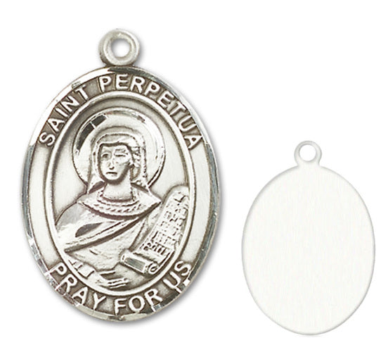 St. Perpetua Custom Medal - Sterling Silver
