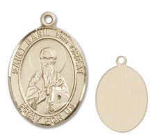 Load image into Gallery viewer, St. Basil the Great Custom Medal - Yellow Gold
