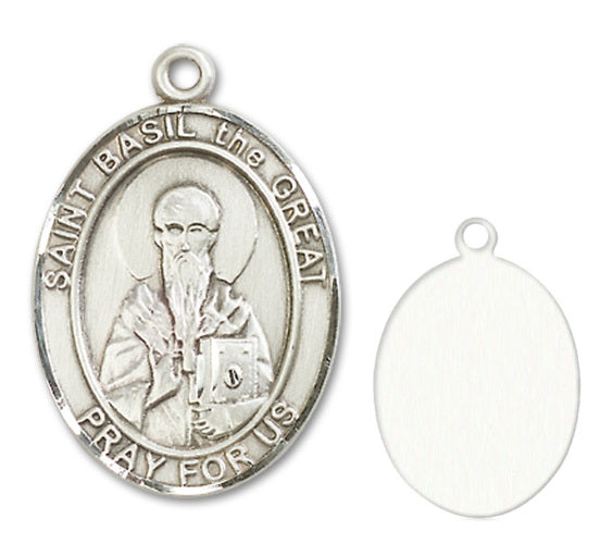 St. Basil the Great Custom Medal - Sterling Silver