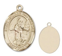 Load image into Gallery viewer, St. Isidore the Farmer Custom Medal - Yellow Gold
