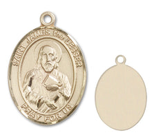 Load image into Gallery viewer, St. James the Lesser Custom Medal - Yellow Gold
