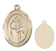 Load image into Gallery viewer, Blessed Caroline Gerhardinger Custom Medal - Yellow Gold
