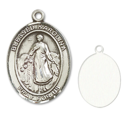 Blessed Karolina Kozkowna Custom Medal - Sterling Silver