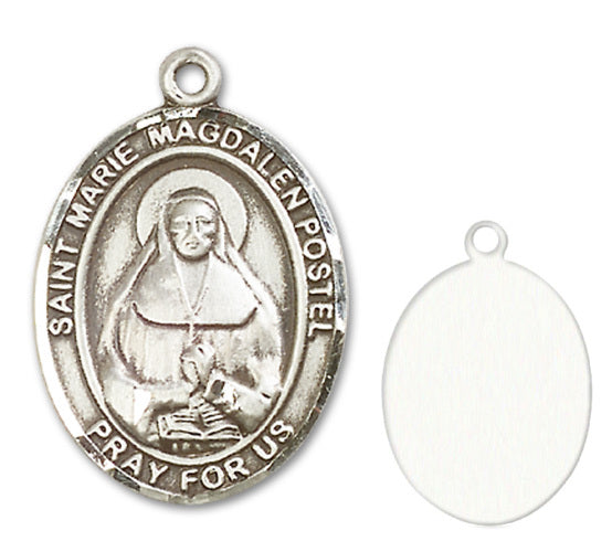 St. Marie Magdalen Postel Custom Medal - Sterling Silver