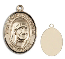 Load image into Gallery viewer, St. Teresa of Calcutta Custom Medal - Yellow Gold
