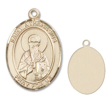 Load image into Gallery viewer, St. Athanasius Custom Medal - Yellow Gold
