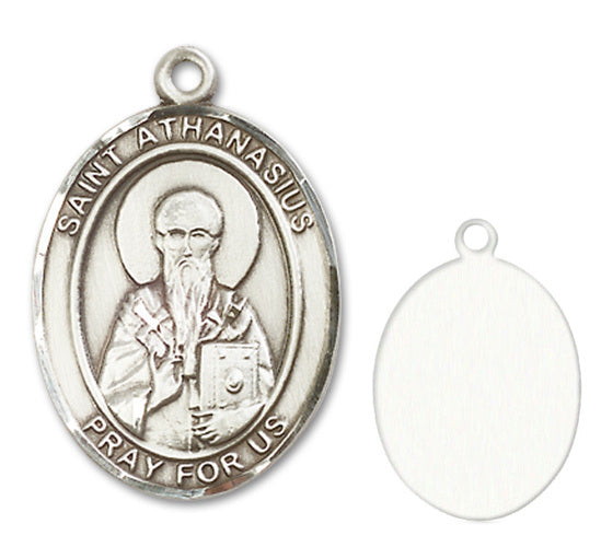 St. Athanasius Custom Medal - Sterling Silver
