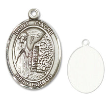 Load image into Gallery viewer, St. Fiacre Custom Medal - Sterling Silver
