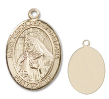 Load image into Gallery viewer, St. Margaret of Cortona Custom Medal - Yellow Gold
