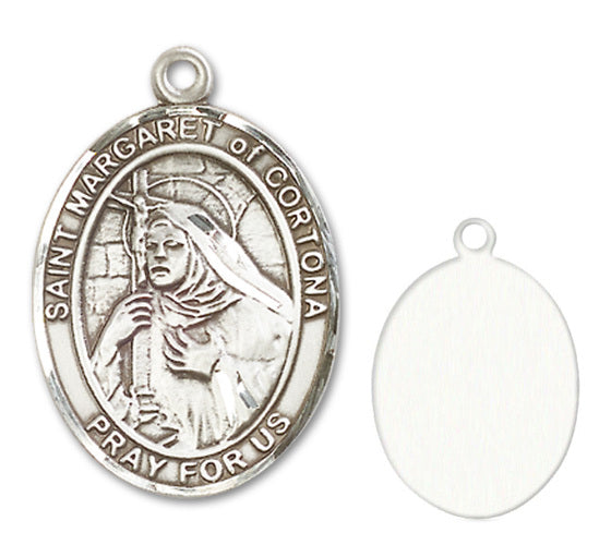 St. Margaret of Cortona Custom Medal - Sterling Silver