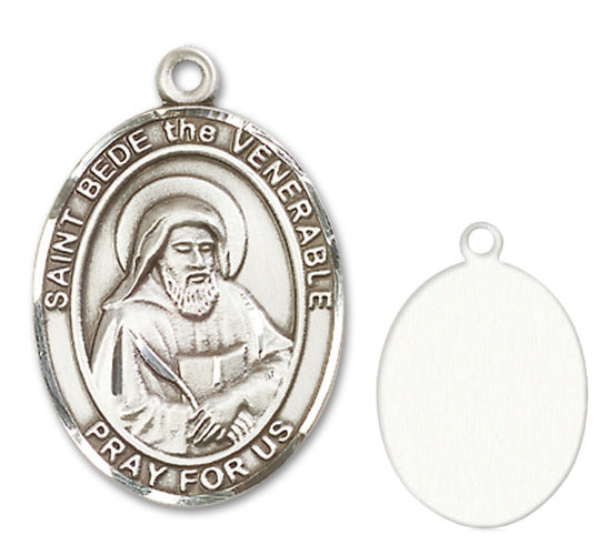 St. Bede the Venerable Custom Medal - Sterling Silver