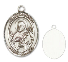 Load image into Gallery viewer, St. Meinrad of Einsiedeln Custom Medal - Sterling Silver
