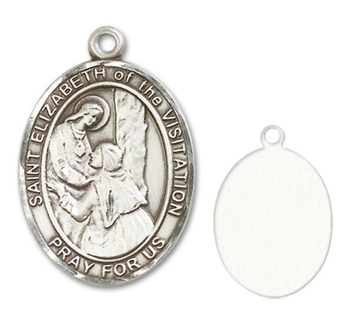 St. Elizabeth of the Visitation Custom Medal - Sterling Silver