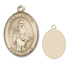 Load image into Gallery viewer, St. Amelia Custom Medal - Yellow Gold
