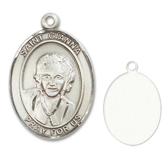 St. Gianna Beretta Molla Custom Medal - Sterling Silver