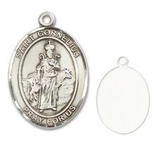 Load image into Gallery viewer, St. Cornelius Custom Medal - Sterling Silver
