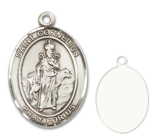 St. Cornelius Custom Medal - Sterling Silver