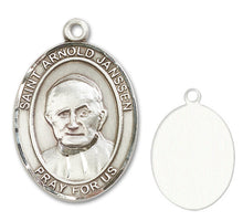 Load image into Gallery viewer, St. Arnold Janssen Custom Medal - Sterling Silver
