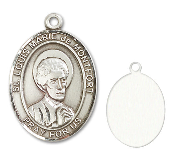 St. Louis Marie de Montfort Custom Medal - Sterling Silver