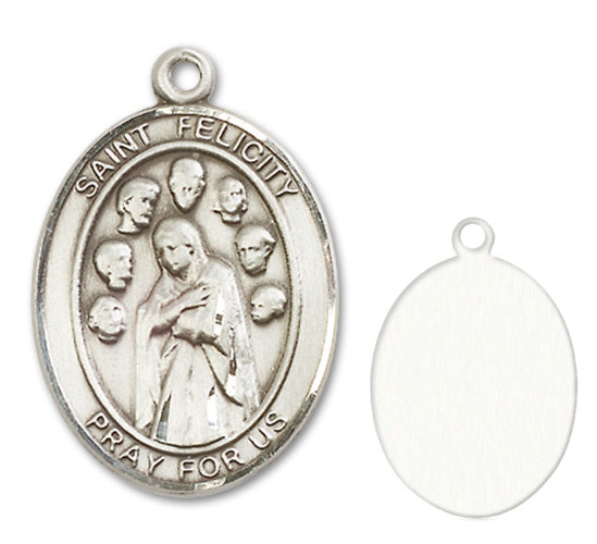 St. Felicity Custom Medal - Sterling Silver