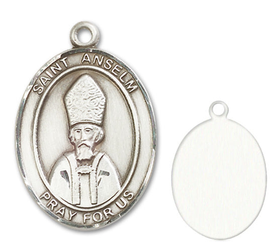 St. Anselm of Canterbury Custom Medal - Sterling Silver