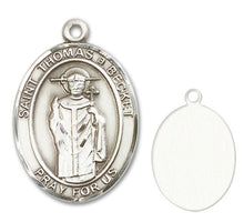 Load image into Gallery viewer, St. Thomas A. Becket Custom Medal - Sterling Silver
