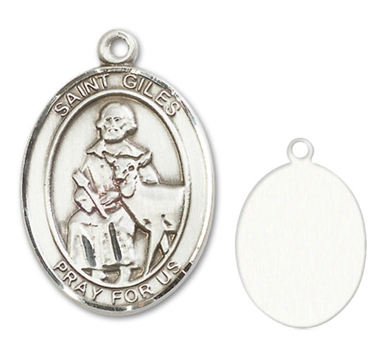 St. Giles Custom Medal - Sterling Silver