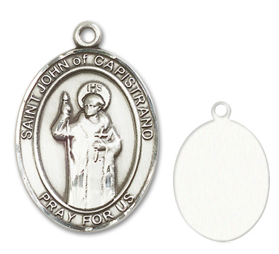 St. John of Capistrano Custom Medal - Sterling Silver