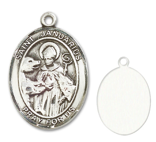 St. Januarius Custom Medal - Sterling Silver