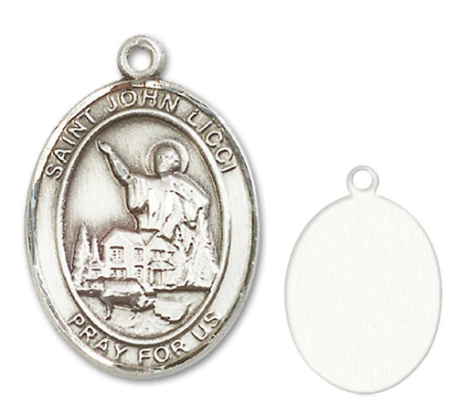 St. John Licci Custom Medal - Sterling Silver