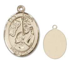 Load image into Gallery viewer, St. Edwin Custom Medal - Yellow Gold
