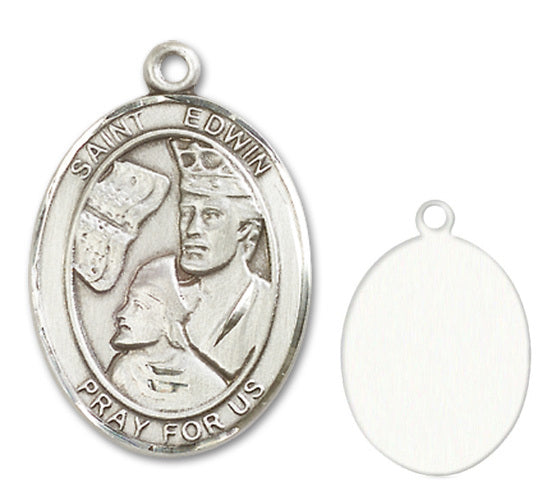 St. Edwin Custom Medal - Sterling Silver
