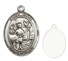Load image into Gallery viewer, St. Vitus Custom Medal - Sterling Silver
