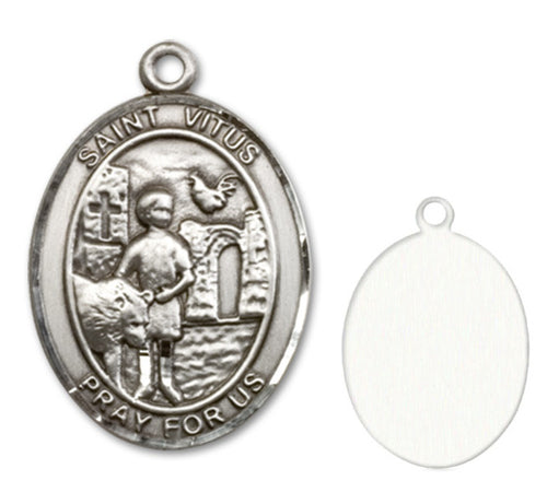 St. Vitus Custom Medal - Sterling Silver