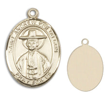 Load image into Gallery viewer, St. Andrew Kim Taegon Custom Medal - Yellow Gold
