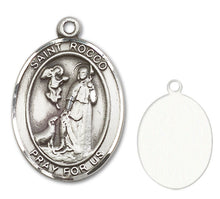Load image into Gallery viewer, St. Rocco Custom Medal - Sterling Silver
