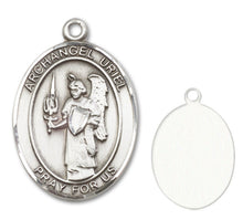 Load image into Gallery viewer, St. Uriel the Archangel Custom Medal - Sterling Silver
