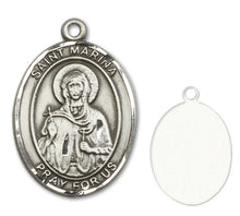 Load image into Gallery viewer, St. Marina Custom Medal - Sterling Silver
