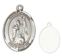 Load image into Gallery viewer, St. Drogo Custom Medal - Sterling Silver
