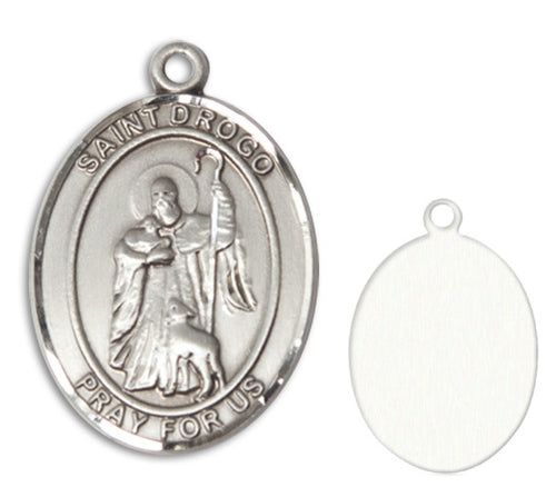 St. Drogo Custom Medal - Sterling Silver
