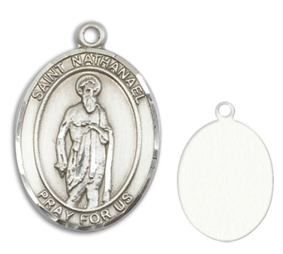 St. Nathanael Custom Medal - Sterling Silver